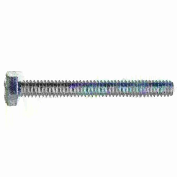 Midwest Fastener Grade 5, 1/4"-20 Hex Head Cap Screw, Zinc Plated Steel, 2-1/4 in L, 6 PK 933888 - main